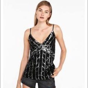 Express sequined top